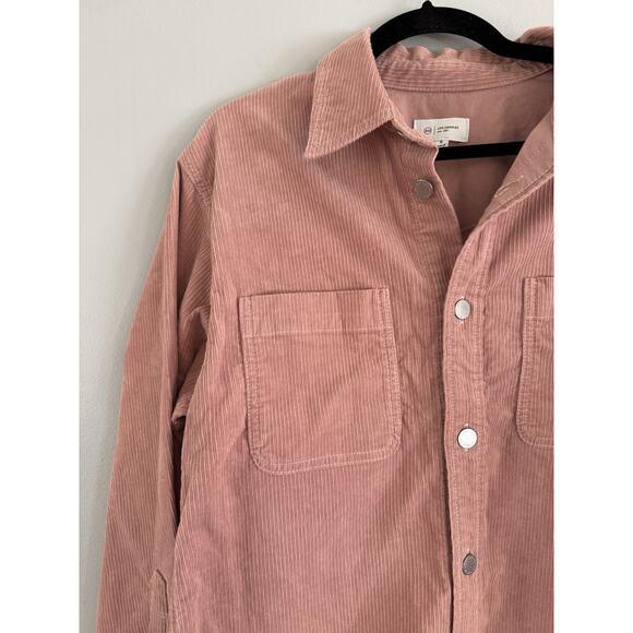NWOT AG Adriano Goldschmied Oversized Corduroy Button Front Shirt Womens Small - Picture 4 of 8